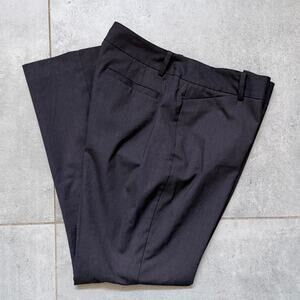 Ann Taylor Curvy Women's 12P Black Dress Pants with Purple Hue